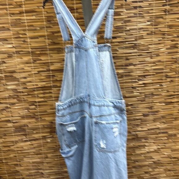 Tinseltown Rigid Ripped Overalls with Button Closures Size L - Picture 3 of 3